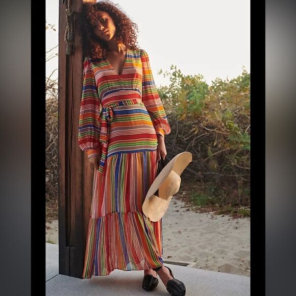 Anthropologie Dresses & Skirts - NWT Farm Rio Anthropologie Farm Rio Luana Maxi Dress Small